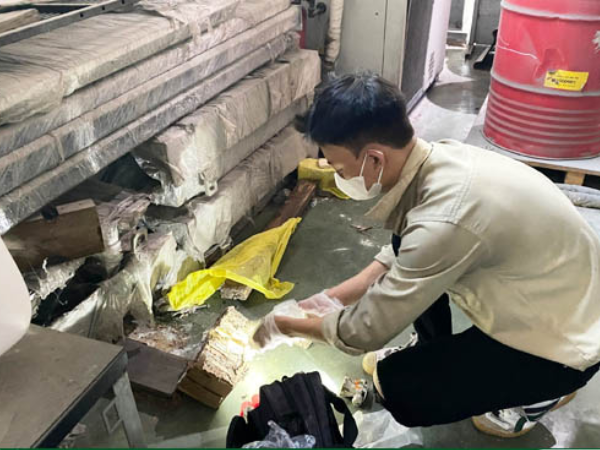 Đặt hộp nhử mối tại các vị trí đã dò tìm